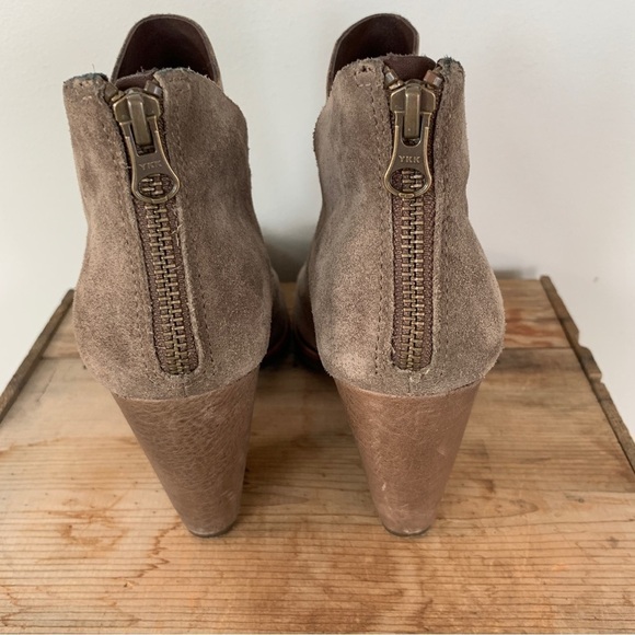 Kork-Ease Brown Suede Booties Size 7.5M - Picture 5 of 11